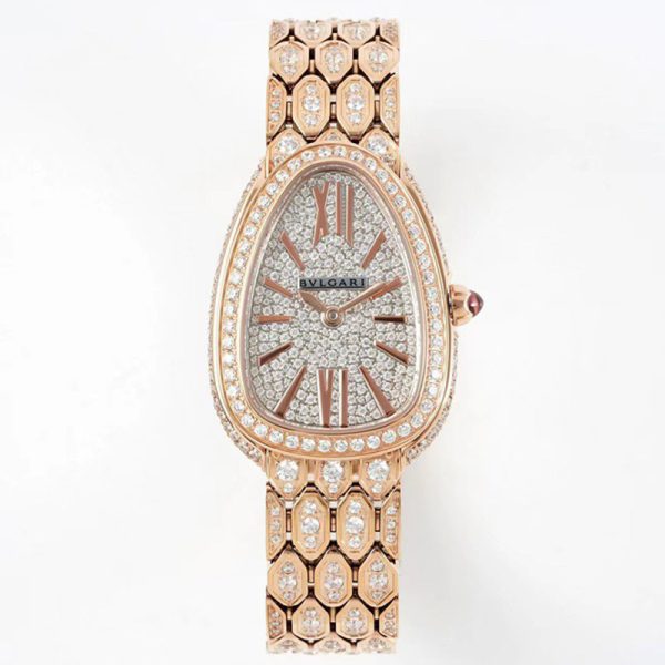 Bulgari Serpenti Seduttori "Gilded Snake Shadow" Diamond Edition 33mm