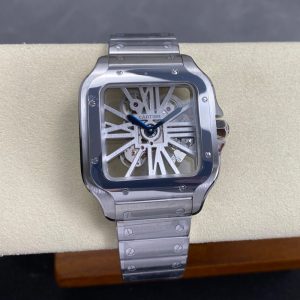 Cartier Santos de Cartier Skeleton Manual Winding (MLF Factory) Cal. 9611 MC