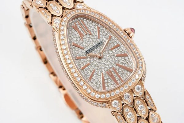 Bulgari Serpenti Seduttori "Gilded Snake Shadow" Diamond Edition 33mm