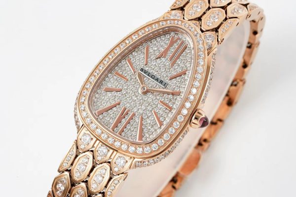 Bulgari Serpenti Seduttori "Gilded Snake Shadow" Diamond Edition 33mm